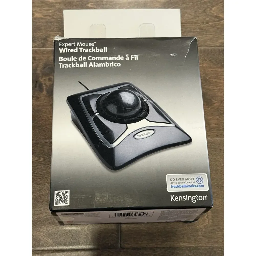 Kensington Expert Trackball USB Mouse Tested Works!